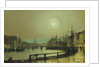 A Moonlit Harbour, 1883 by John Atkinson Grimshaw
