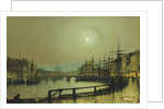 A Moonlit Harbour, 1883 by John Atkinson Grimshaw