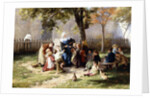 The Schoolyard by Felix Schlesinger