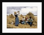 The Harvesters' Lunch, 1888 by Charles Bousquet
