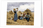 The Harvesters' Lunch, 1888 by Charles Bousquet