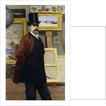Self Portrait of the Artist in his Studio by Henry Bouvet
