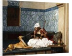 Just a bit of fun, 1882 by Jean Leon Gerome