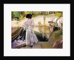 Maria looking at the Fishes, Granja, 1907 by Joaquin Sorolla y Bastida