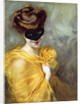 Portrait of a Lady with a Mask by Pedro Ribera