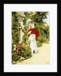 The Red Parasol, 1891 by Rene Joseph Gilbert