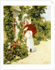 The Red Parasol, 1891 by Rene Joseph Gilbert