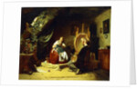 The Restless Little Sitter, c.1860-69 by Ferdinand Meyer-Wismar