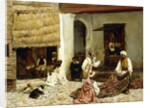 A Rug Bazaar in Tangiers, 1878 by Edwin Lord Weeks