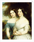 Portrait of Two Sisters, 1856 by Samuel West