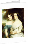 Portrait of Two Sisters, 1856 by Samuel West