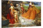 Now is Pilgrim Year fair Autumn's Charge by John Byam Liston Shaw