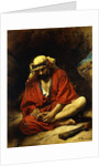 An Arab plucking a Thorn from his Foot by Leon Joseph Florentin Bonnat