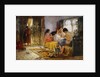 Domestic Interior Scene by Frederick Arthur Bridgman