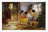 Domestic Interior Scene by Frederick Arthur Bridgman