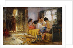 Domestic Interior Scene by Frederick Arthur Bridgman