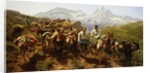 Spanish Muleteers Crossing the Pyrenees, 1857 by Rosa Bonheur