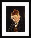 A Man with a Pipe by Carl Kronberger