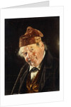 A Man with a Pipe by Carl Kronberger