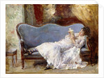 A Lady Reading by Eduardo-Leon Garrido