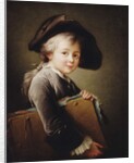 A Young Boy holding a Portfolio, 1760 by Francois-Hubert Drouais