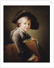 A Young Boy holding a Portfolio, 1760 by Francois-Hubert Drouais