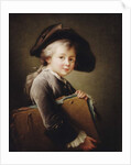 A Young Boy holding a Portfolio, 1760 by Francois-Hubert Drouais