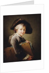 A Young Boy holding a Portfolio, 1760 by Francois-Hubert Drouais