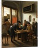Tric Trac Players in an Interior by Jan Havicksz. Steen