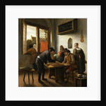Tric Trac Players in an Interior by Jan Havicksz. Steen