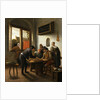 Tric Trac Players in an Interior by Jan Havicksz. Steen