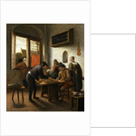 Tric Trac Players in an Interior by Jan Havicksz. Steen