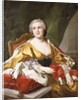 Portrait of Louise Elisabeth de Bourbon, Duchess of Parma by Louis Michel Van Loo