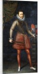 Portrait of the Archduke Albert, standing full-length holding a Baton, 1593 by Alonso Sanchez Coello