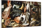 A Butchers Stall with the Holy Family on the Flight into Egypt, 1551 by Pieter Aertsen