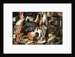 A Butchers Stall with the Holy Family on the Flight into Egypt, 1551 by Pieter Aertsen