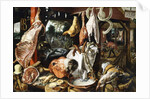 A Butchers Stall with the Holy Family on the Flight into Egypt, 1551 by Pieter Aertsen