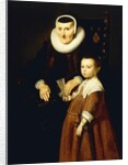 Portrait of a Lady, aged 80 with a Girl, aged 6, three quarter-length, c.1632-33 by Jacob Adriensz Backer