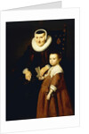 Portrait of a Lady, aged 80 with a Girl, aged 6, three quarter-length, c.1632-33 by Jacob Adriensz Backer