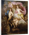 The Triumph of Venus and Cupid with Cupid's Chariot by Johann Georg Platzer