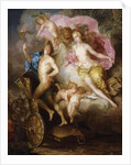 The Triumph of Venus and Cupid with Cupid's Chariot by Johann Georg Platzer