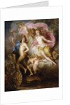 The Triumph of Venus and Cupid with Cupid's Chariot by Johann Georg Platzer