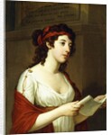 Portrait of a Lady as Sappho by Elisabeth Louise Vigee-Lebrun