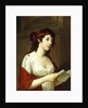 Portrait of a Lady as Sappho by Elisabeth Louise Vigee-Lebrun