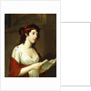 Portrait of a Lady as Sappho by Elisabeth Louise Vigee-Lebrun