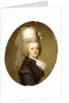 Portrait of Queen Marie Antoinette, 1793 by Adolf Ulrich Wertmuller