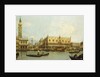 The Molo, Venice by Canaletto