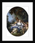 A Shepherd and a Shepherdess in Dalliance in a Wooded Landscape, 1761 by Francois Boucher