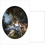 A Shepherd and a Shepherdess in Dalliance in a Wooded Landscape, 1761 by Francois Boucher