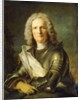 Portrait of a Marechal de France, probably Chretien-Louis de Montmorency-Luxembourg, half-length, 1740 by Jean-Marc Nattier
